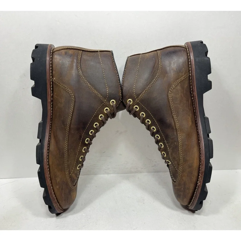 CAT Caterpillar Heritage Style Boots Men's Size 11 Brown Leather 70675